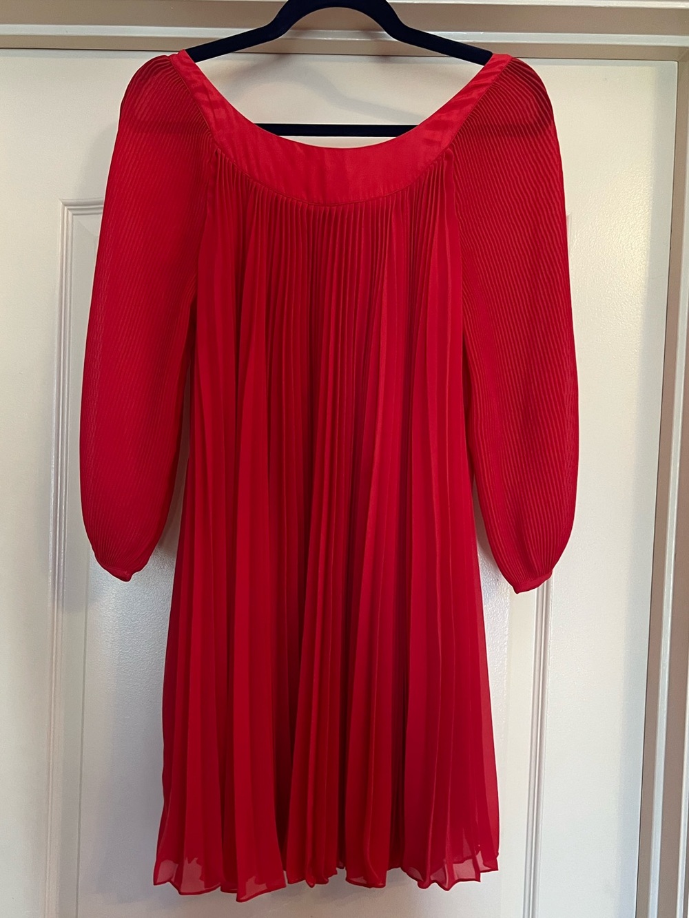 Erin Fetherston Red Pleated Mini Dress US 0